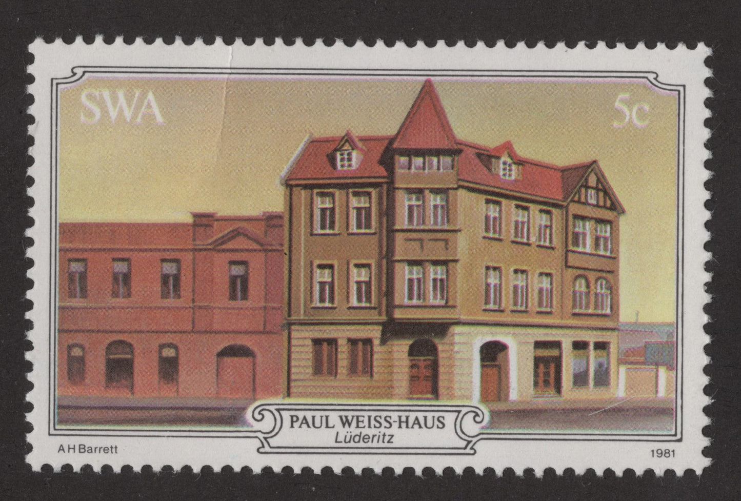 SCG152 Lüderitz Landmark Architecture – SWA 1981 Stamp set
