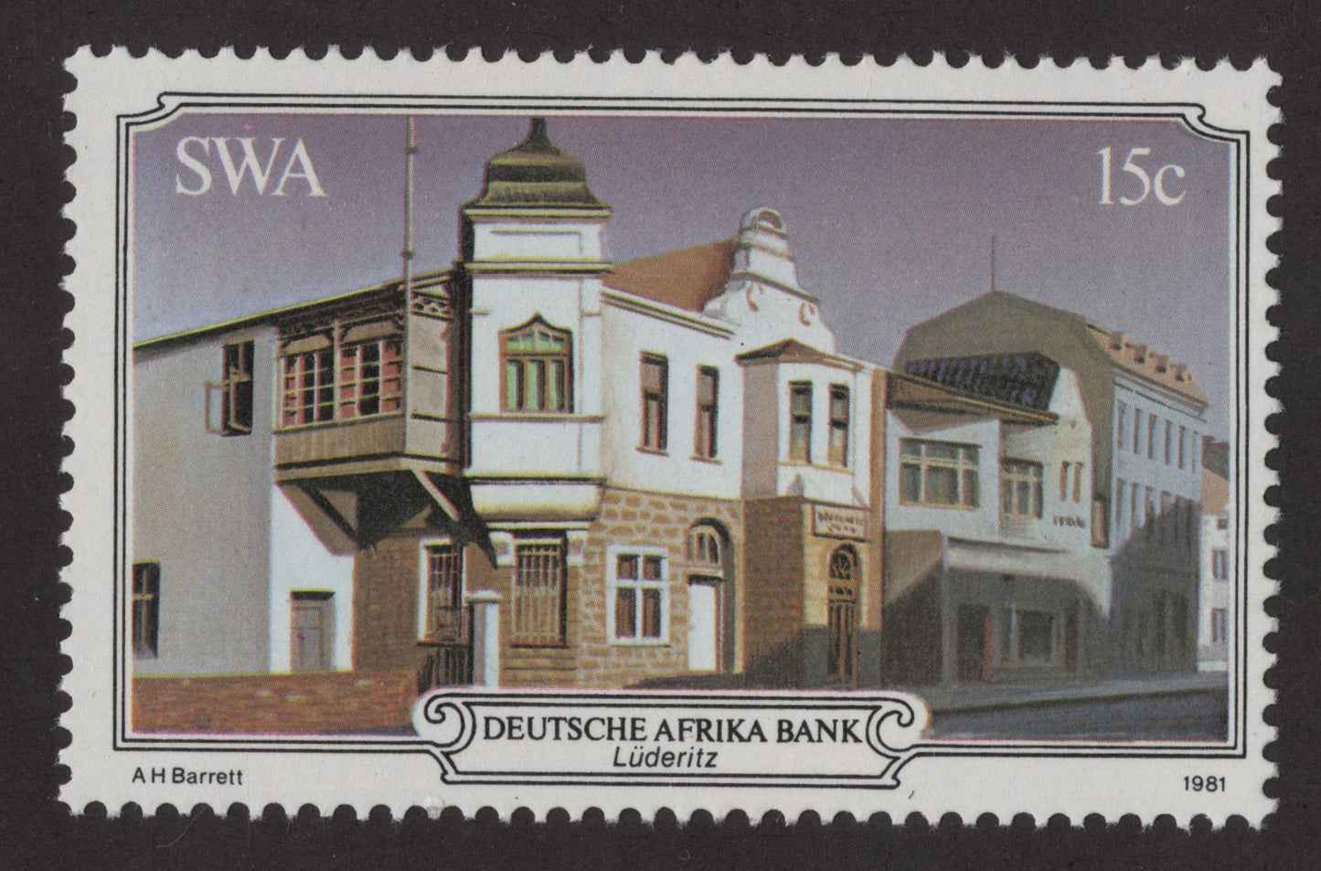 SCG152 Lüderitz Landmark Architecture – SWA 1981 Stamp set