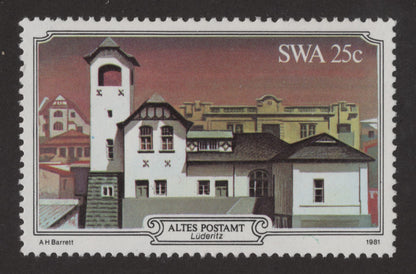 SCG152 Lüderitz Landmark Architecture – SWA 1981 Stamp set