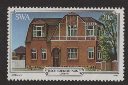 SCG152 Lüderitz Landmark Architecture – SWA 1981 Stamp set