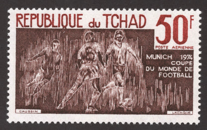 SCG162 Chad 1974 Airmail Stamps – FIFA World Cup Munich Football Series
