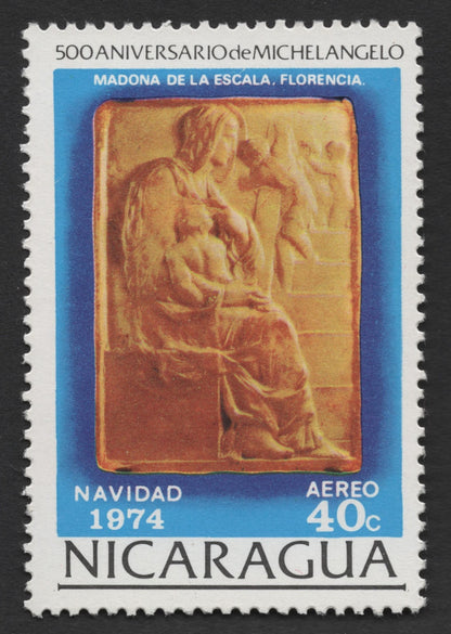 SCG297 - Nicaragua 1974 – Michelangelo 500th Anniversary Stamp Set (Part 2)