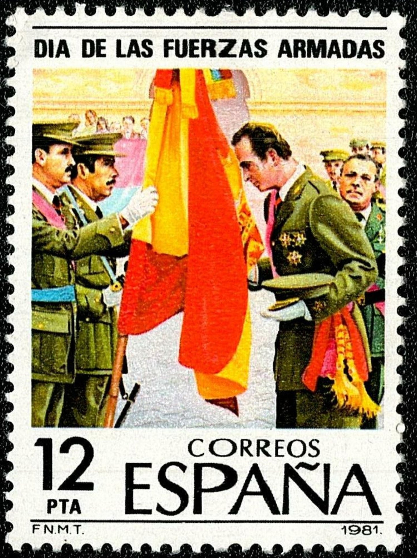 SCG775 - Spain 1981 Stamp – Armed Forces Day