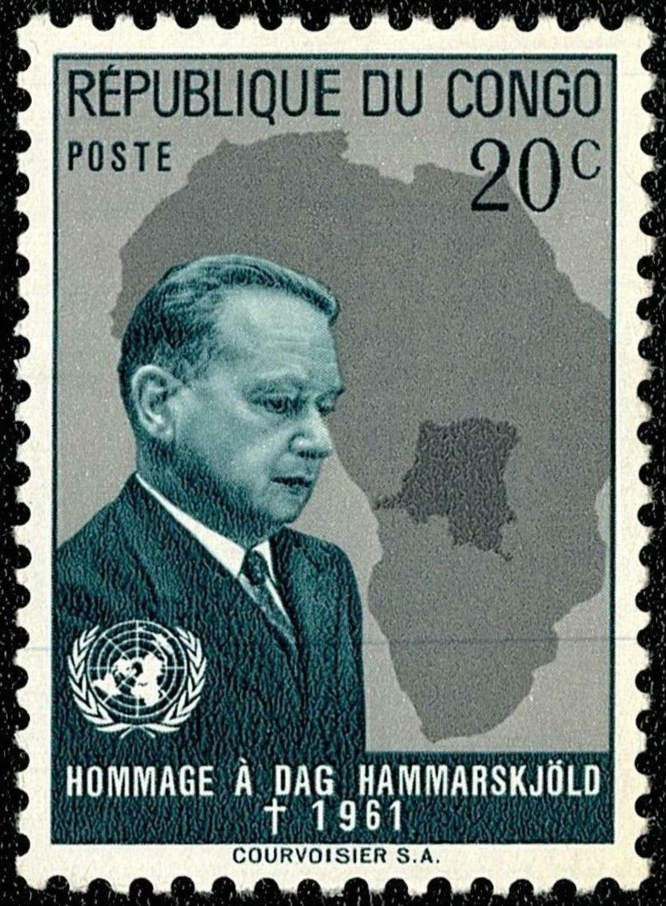 SCG772 - Republic of Congo – UN Tribute to Hammarskjöld