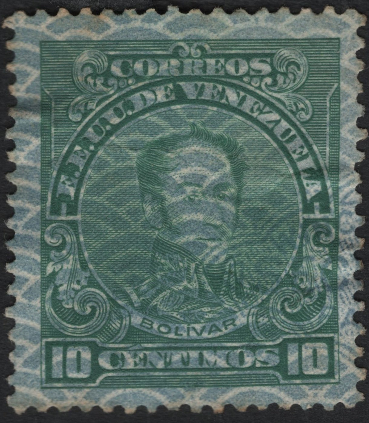 SCG9871 - 🇻🇪 Venezuela – 10 Céntimos “Simón Bolívar” (c. 1914–1920)