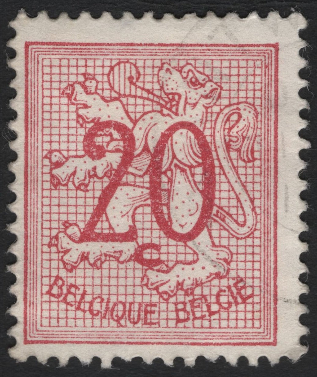 SCG9876 - Belgium – 20c Red “Lion of Belgium” Definitive (Type Montenez), c.1929–1931