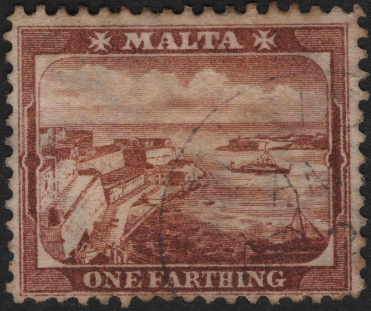 SCG8869 - Malta 1901 One Farthing – Grand Harbour View