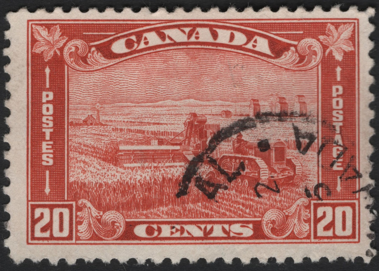 SCG8879 - Canada 1935 Prairie Harvesting – 20 Cents (Red)