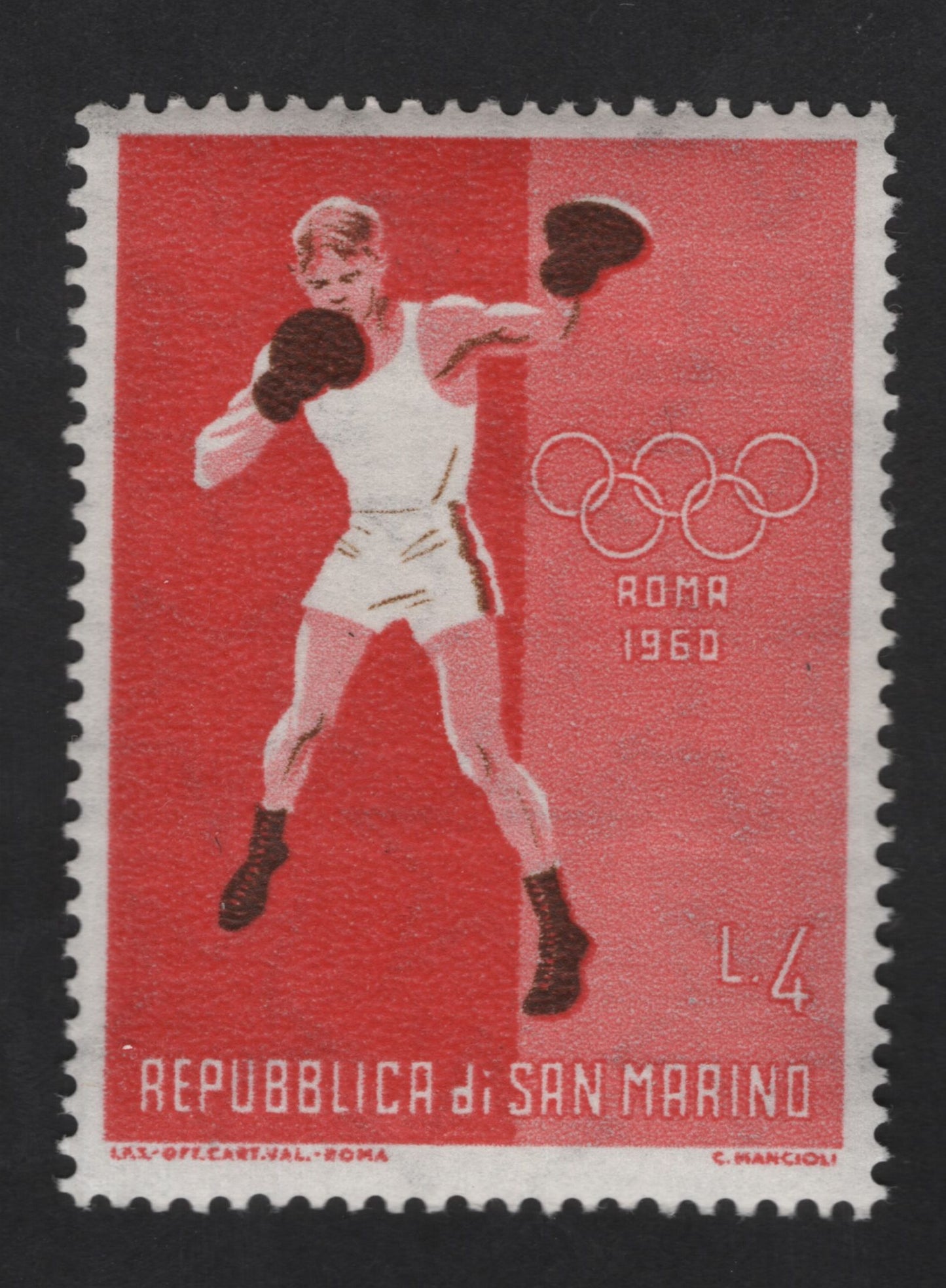 SCG13660 - Boxing – Rome Olympic Games 1960 (L4)