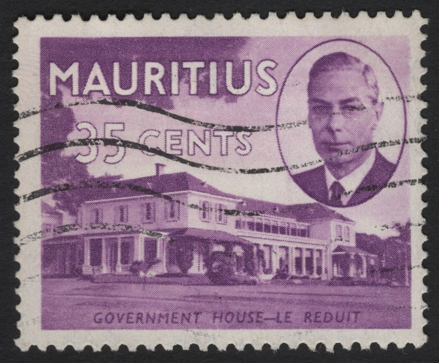 SCG9025 - Mauritius 35 Cents – Government House “Le Réduit” (King George VI)