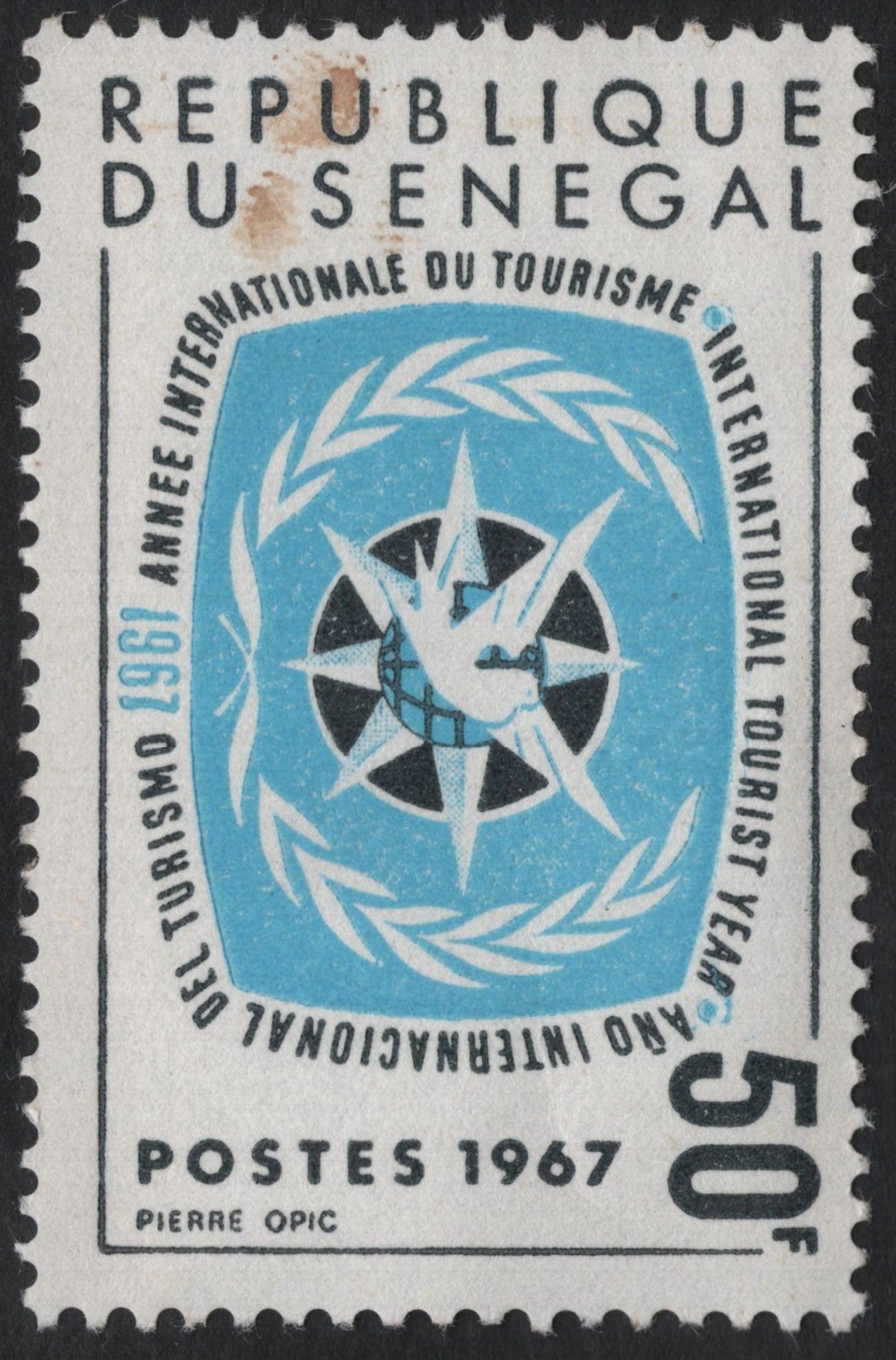 SCG7640 - International Tourist Year — Senegal 1967 (50 Francs)