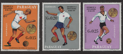 SCG169 Paraguay Olympic Football Commemorative Stamps – 1864–1870 National Epic Centenary