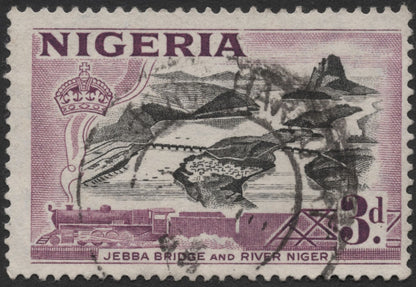 SCG720 - Nigeria Jebba Bridge & Tin Mining Stamp Pair (Used)