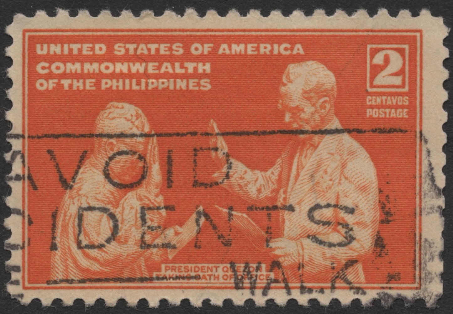 SCG718 -Philippines Commonwealth Stamps – President Quezon’s Oath