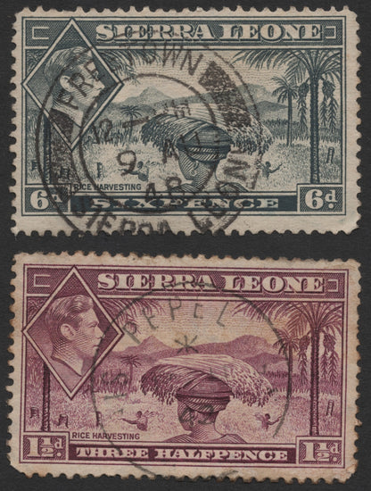 SCG726 - Sierra Leone Rice Harvesting Stamps Set