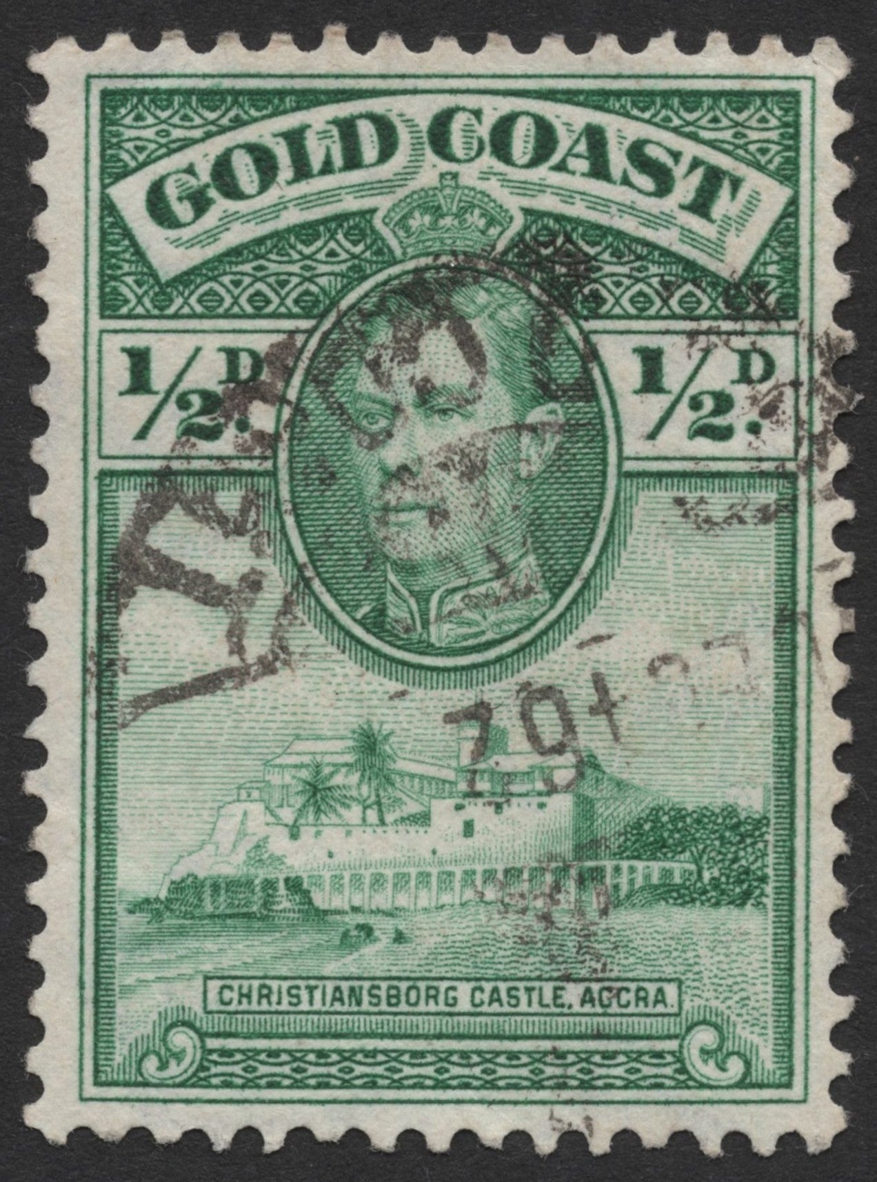 SCG729 - Gold Coast Christiansborg Castle Stamps Set