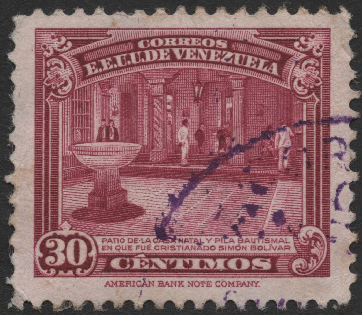 SCG728 - Venezuela Historic Simon Bolívar Stamp Set