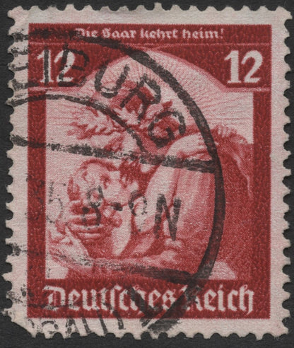 SCG730 - 1935 Deutsches Reich Saar Homecoming Pair