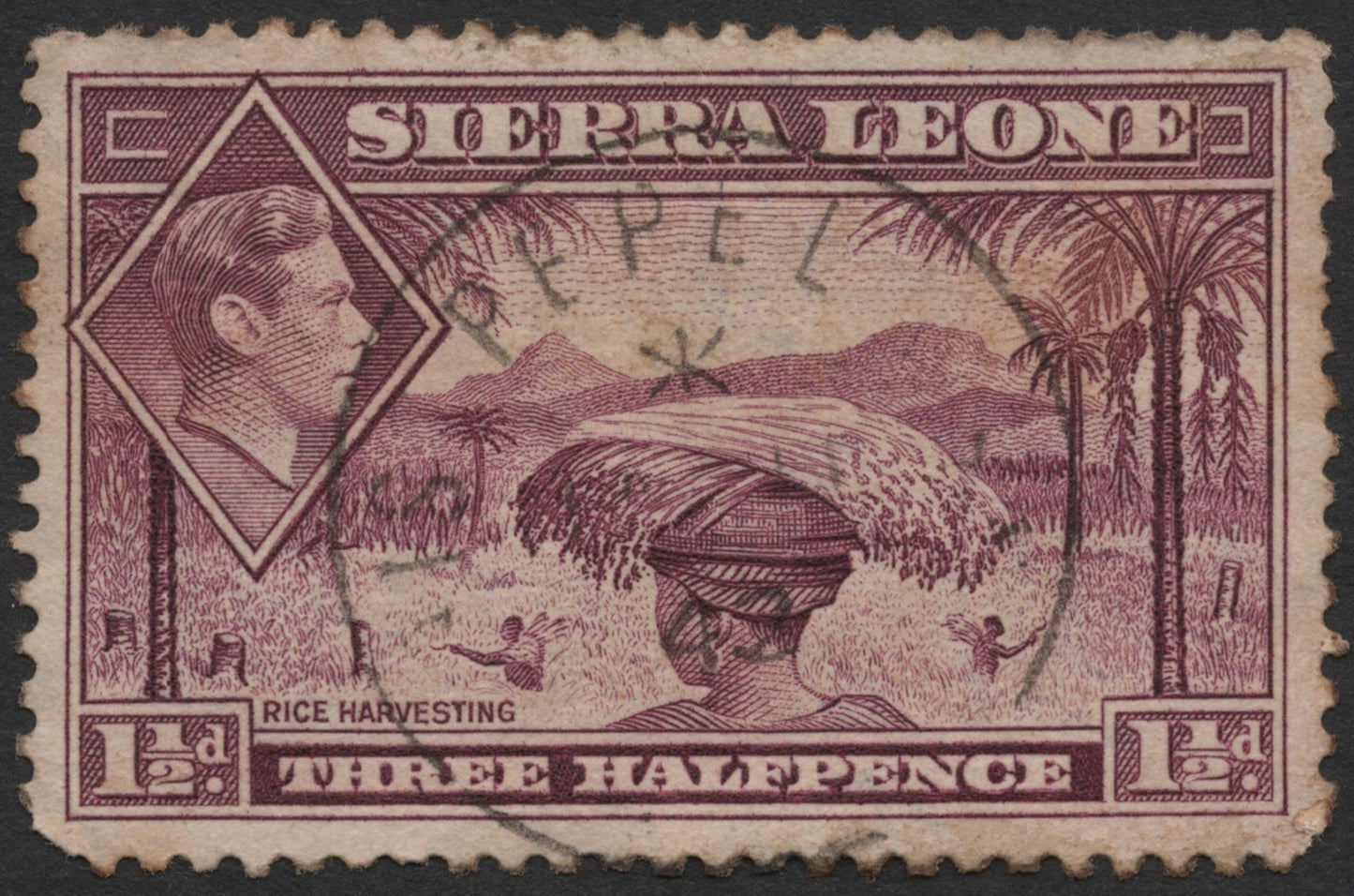 SCG726 - Sierra Leone Rice Harvesting Stamps Set