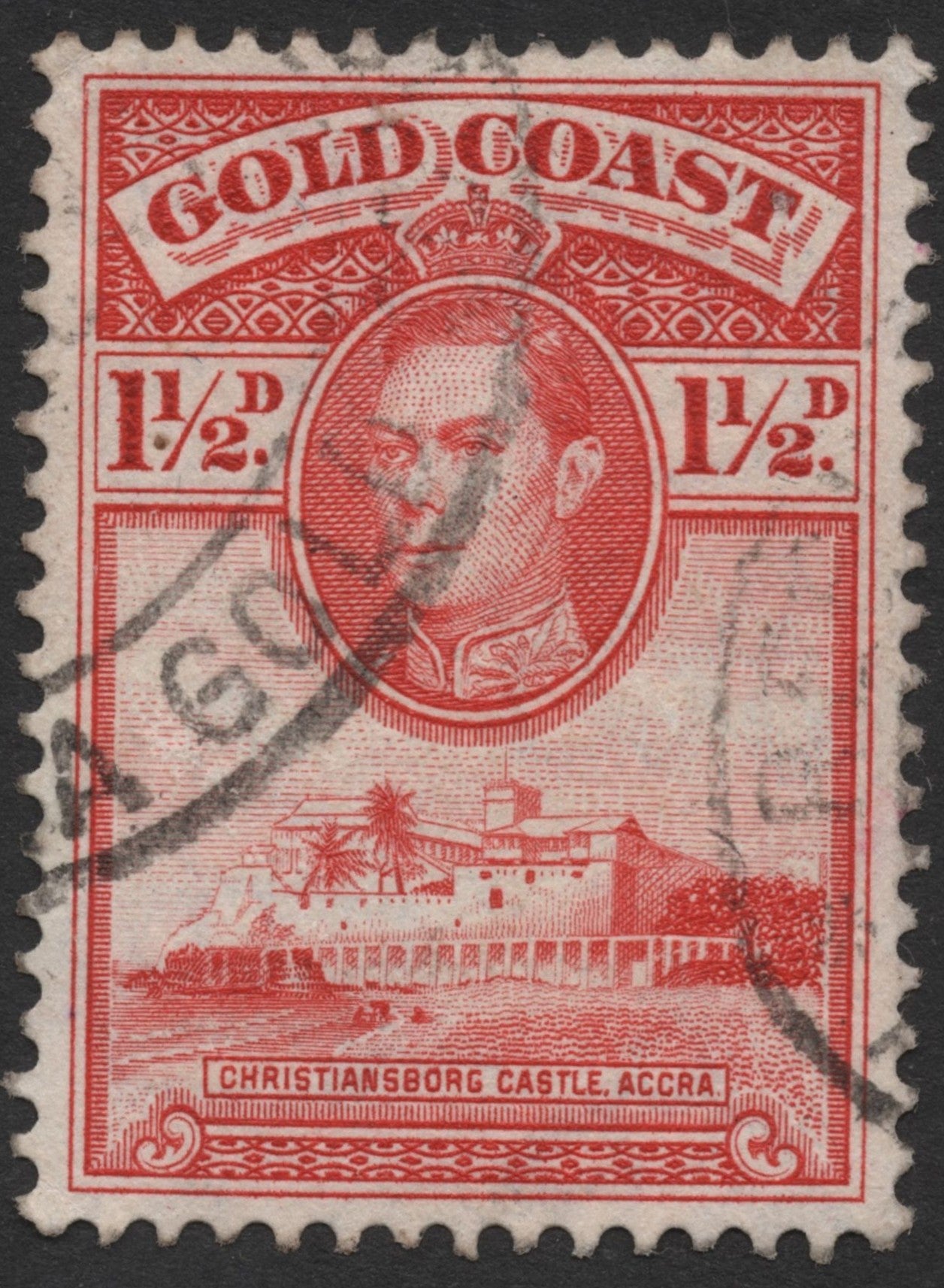 SCG729 - Gold Coast Christiansborg Castle Stamps Set