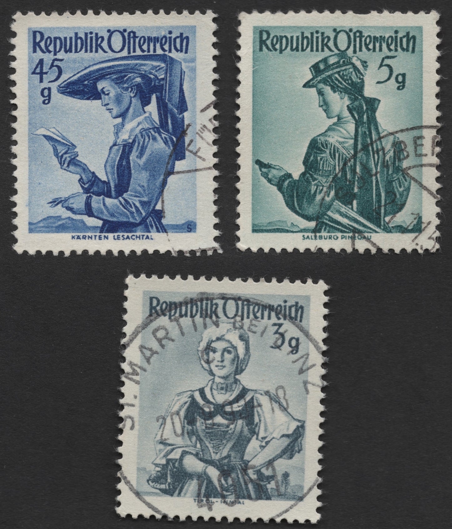 SCG711 - Austria Traditional Costumes Set – Lesachtal, Pinzgau, Tirol (Used)
