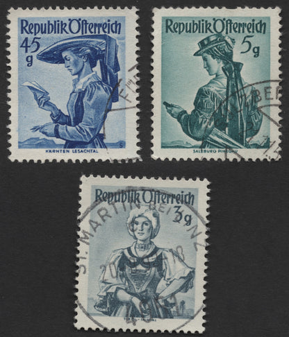 SCG711 - Austria Traditional Costumes Set – Lesachtal, Pinzgau, Tirol (Used)