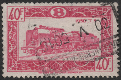 SCG713 - Belgium Railway Locomotive Stamps – 40F & 50F Series (Used)