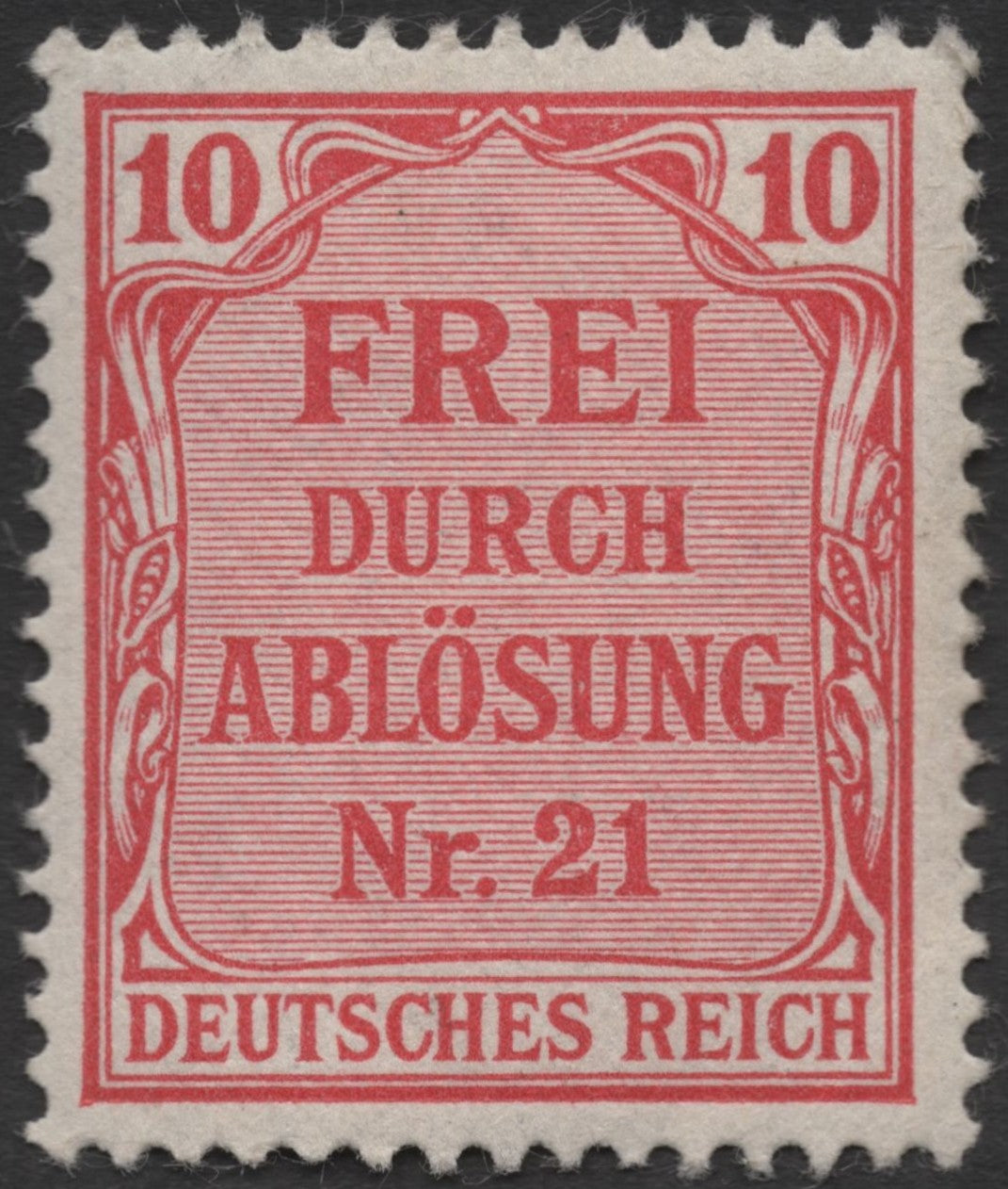 SCG722 - German Reich Ablösung Revenue Stamps Set