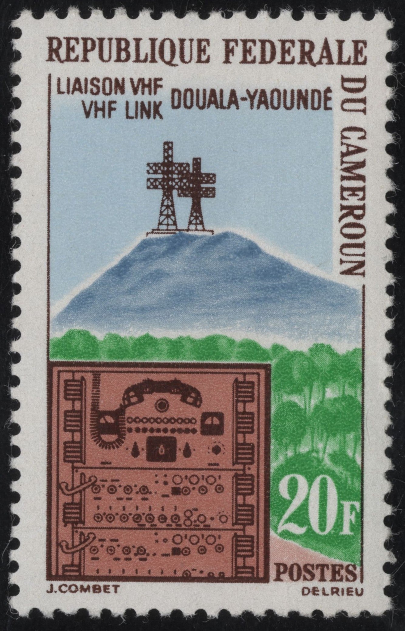 SCG868 - 1960s Cameroon – Radio Relay Tower Issue