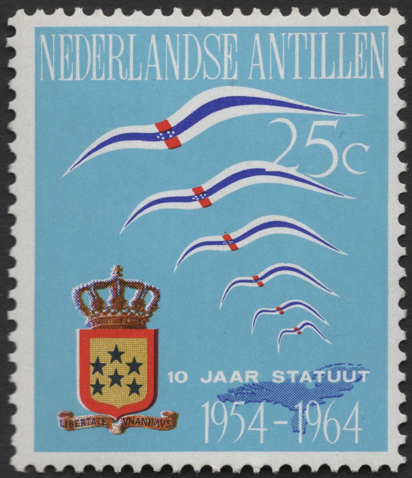 SCG832 - Netherlands Antilles 1964 – 10 Years of the Charter for the Kingdom