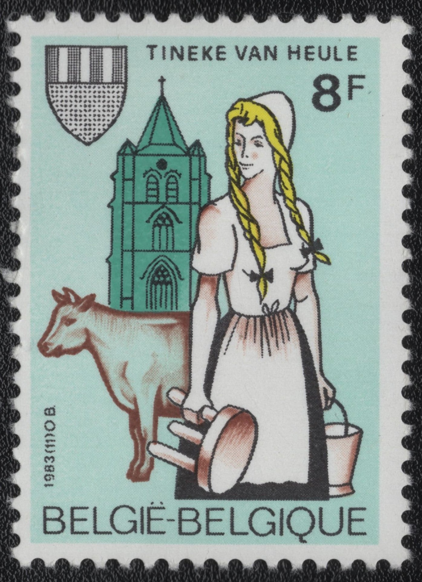 SCG835 - Tineke van Heule – Belgian Folklore Stamp (1983)