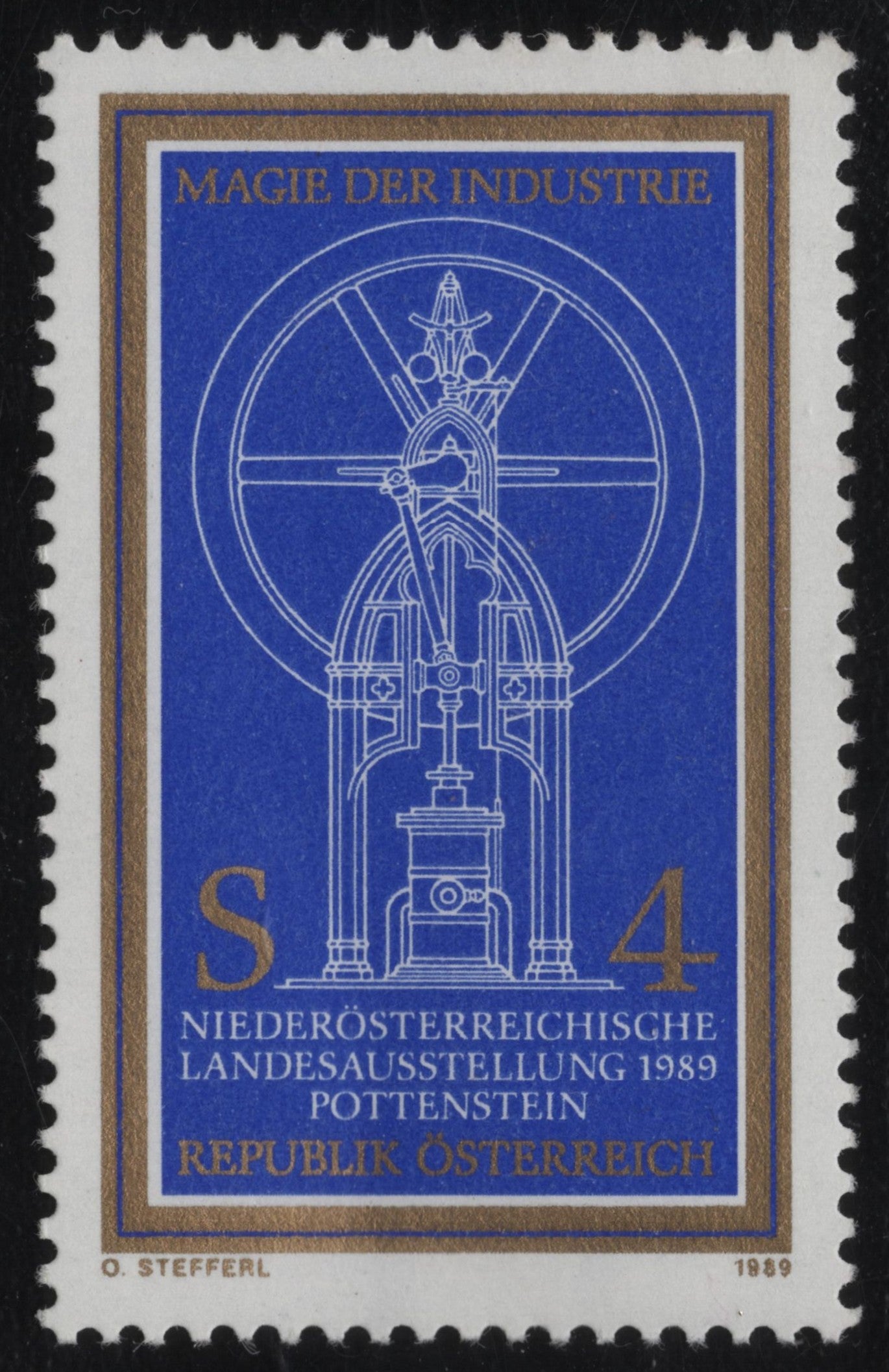 SCG860 - 1989 Austria Industrial Magic Exhibition Stamp