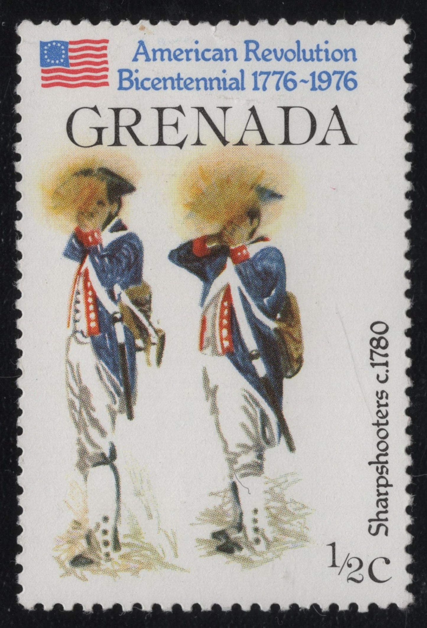 SCG925 - Grenada 1976 – American Revolution Bicentennial Sharpshooters