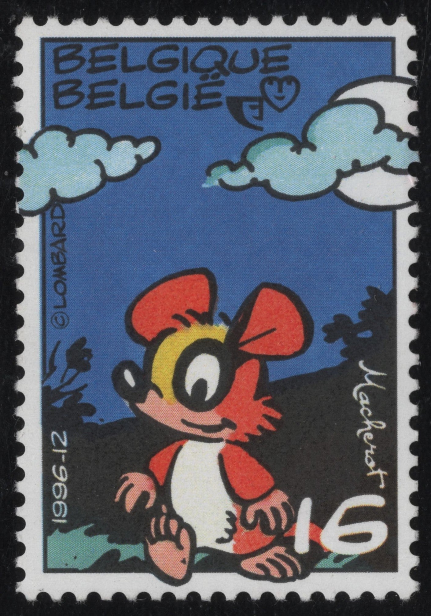 SCG926 - Belgium 1996 – Macherot’s Comic Character (Sibylline Series)