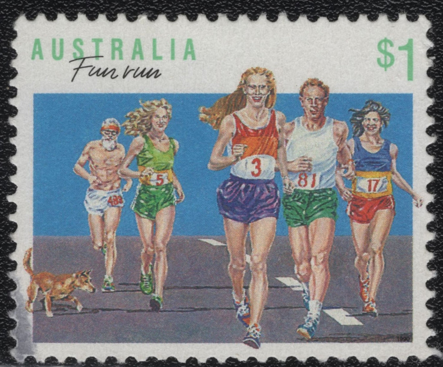 SCG988 - 1990 Australia $1 Fun Run – Used