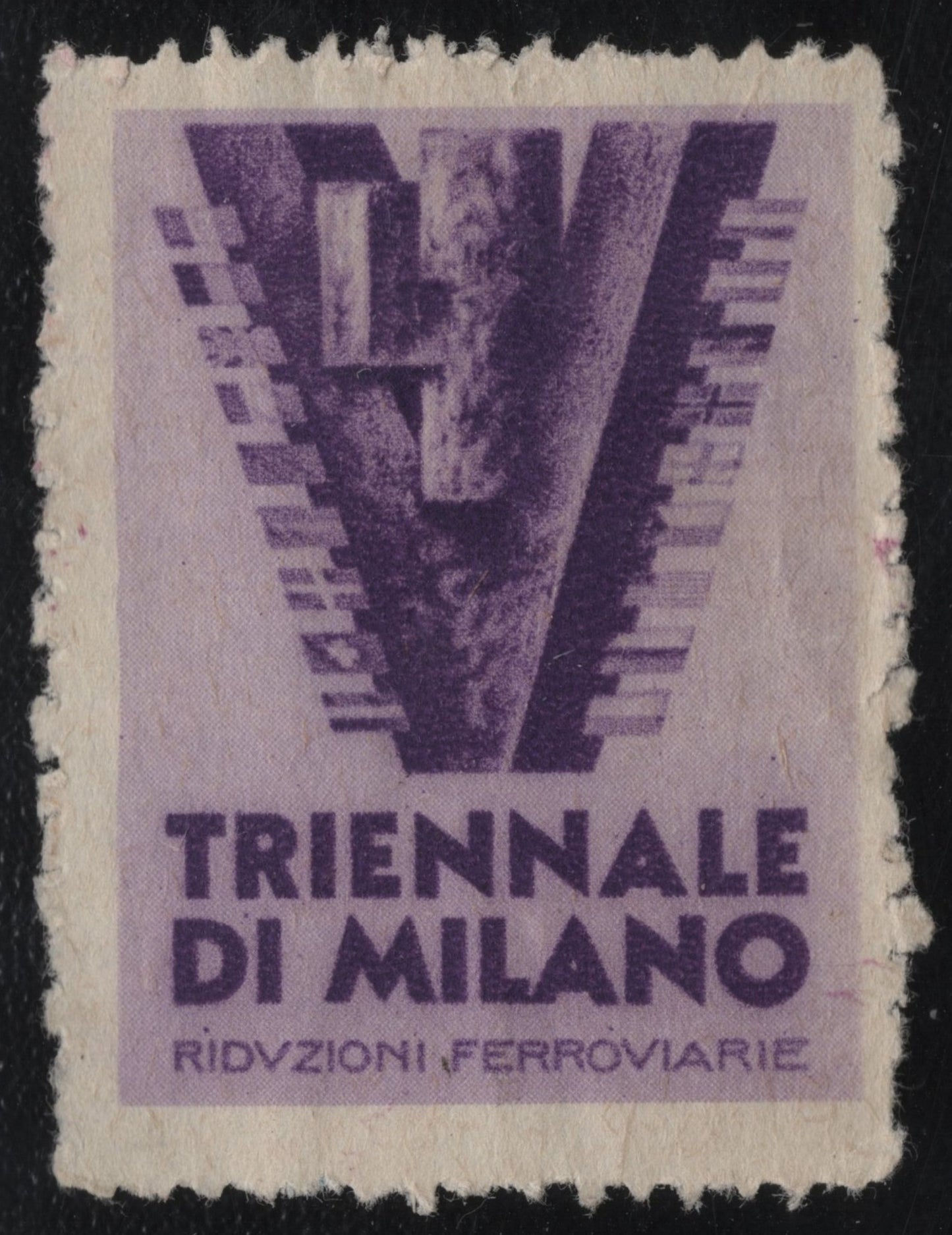 SCG1084 - Milano Triennale Railway Promotion – Cinderella Issue