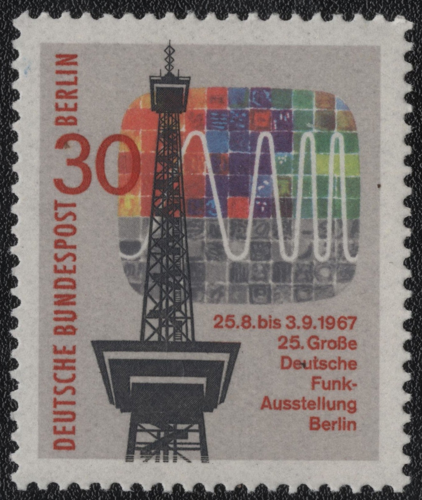 SCG1099 - Germany 1967 – 25th Radio Exhibition Berlin