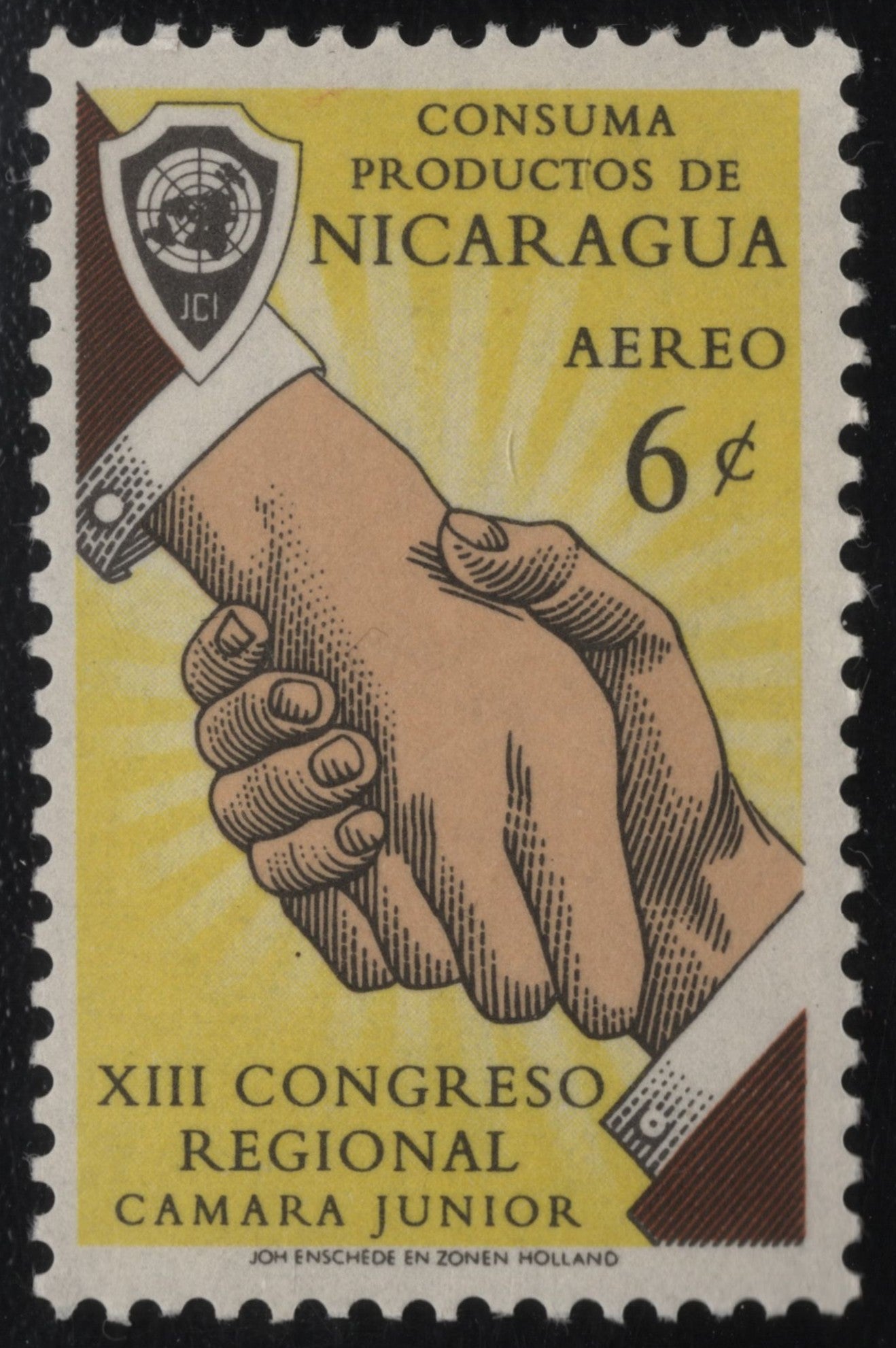 SCG1110 - Nicaragua 6c Junior Chamber XIII Regional Congress Stamp