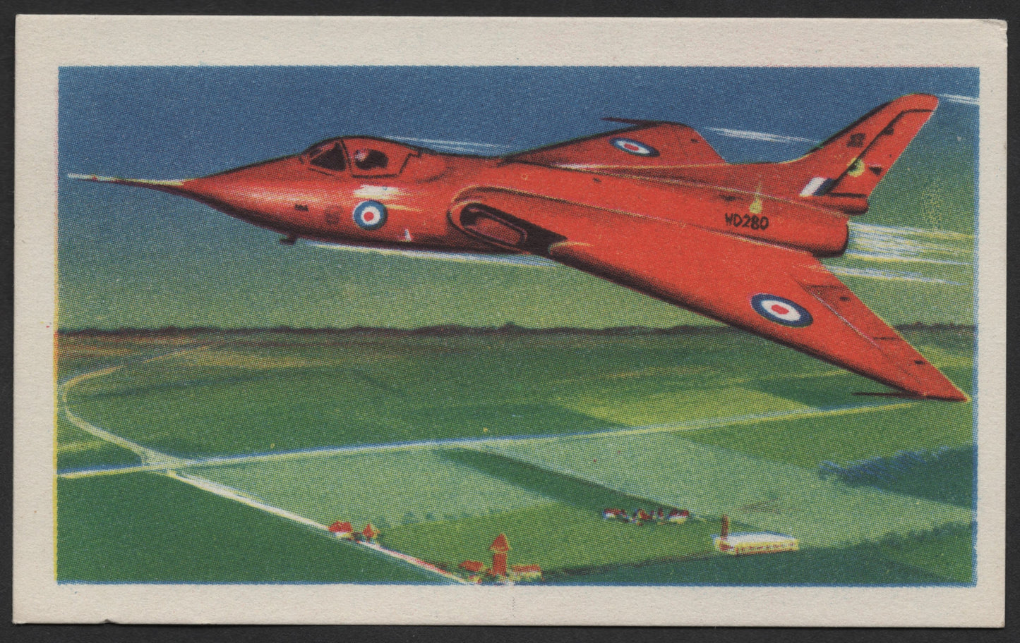 SCG1126 - British RAF de Havilland DH.108 Swallow – Vintage Aviation Label