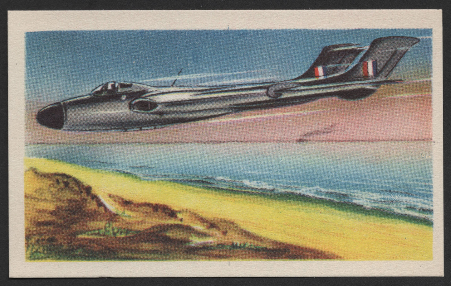 SCG1127 - English Electric Canberra – Vintage RAF Jet Bomber Label