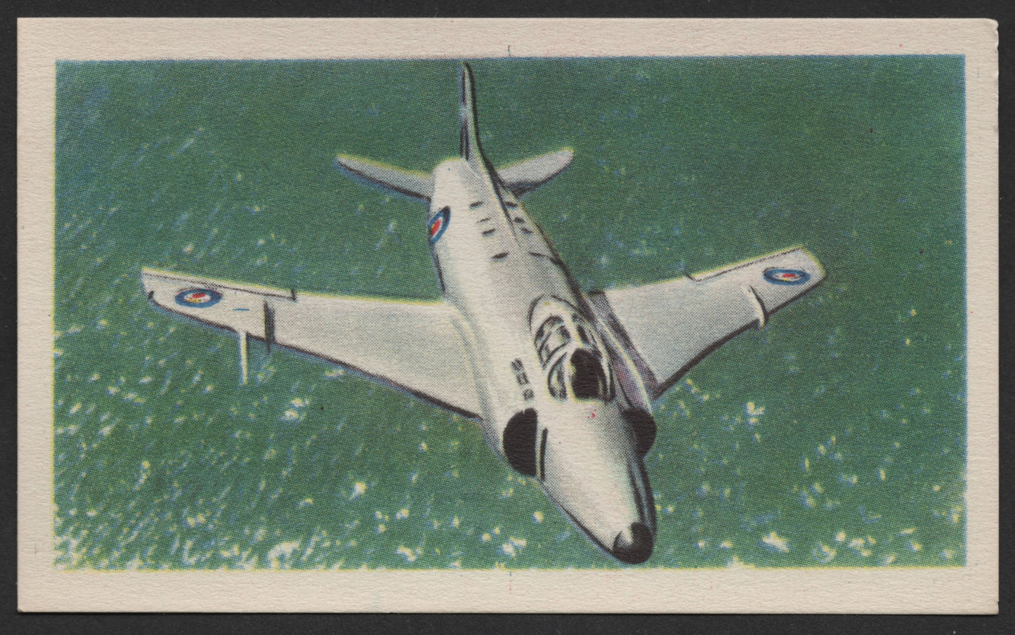 SCG1129 - Hawker Sea Hawk – British Royal Navy Jet Fighter Label