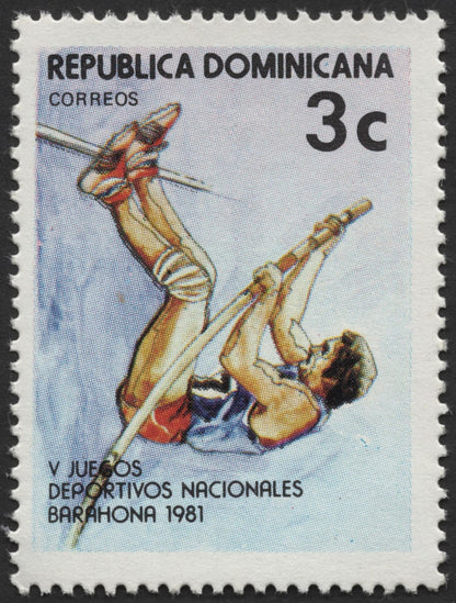 SCG1161 - Barahona 1981 – Dominican Athletics Stamp Set