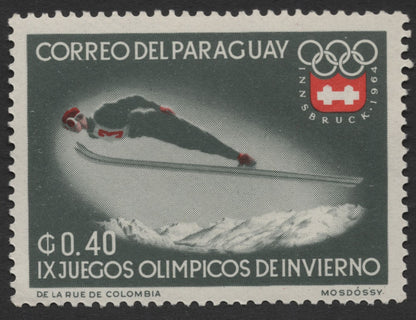 SCG1204 - Paraguay – 1964 Innsbruck Winter Olympics Ski Jumping Series