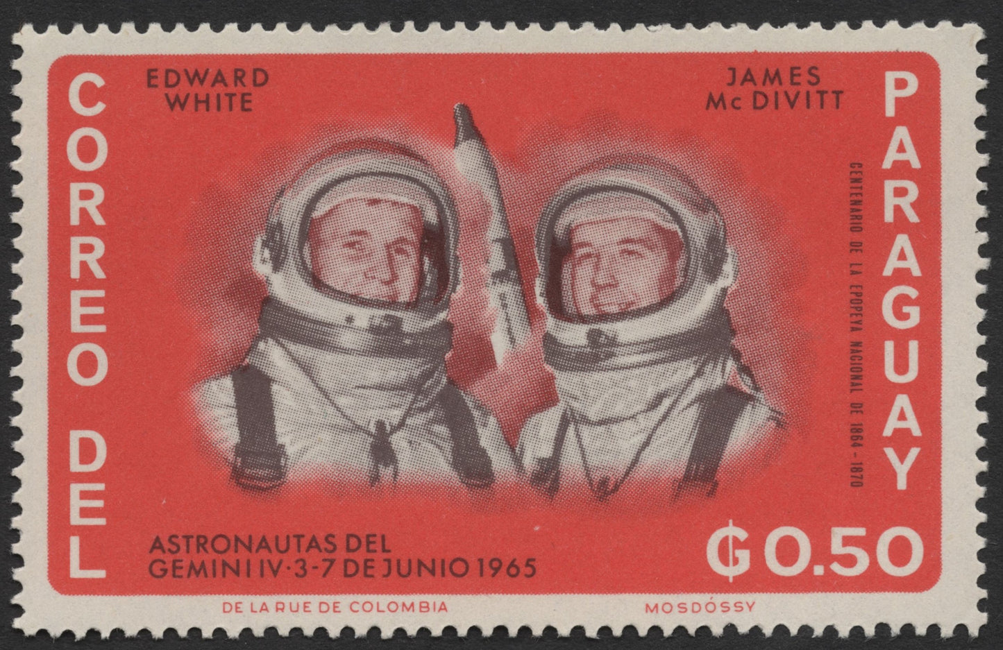 SCG1217 - Paraguay – Gemini Space Missions Commemorative Set
