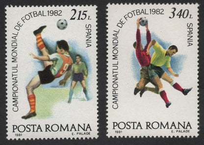 SCG1205 - Romania – 1982 FIFA World Cup Spain Commemorative Stamps