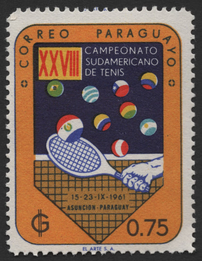 SCG1208 - Paraguay – 1961 South American Tennis Championship (XXVIII)