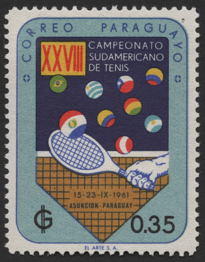 SCG1208 - Paraguay – 1961 South American Tennis Championship (XXVIII)