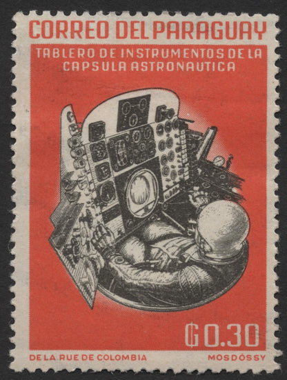 SCG1219 - Paraguay – Space Capsule Instrument Panel Series