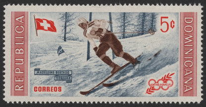 SCG1207 - Dominican Republic – Olympic Sports Tribute: Skiing & Swimming