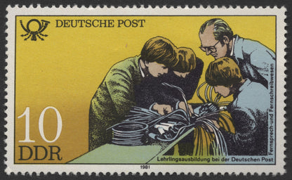 SCG1220 - East Germany (DDR) – 1981 Postal Training and Education Series